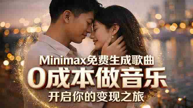 （18401期）Minimax免费生成歌曲实测！0成本做音乐，说唱流行Lofi一键生成-创业云网赚项目