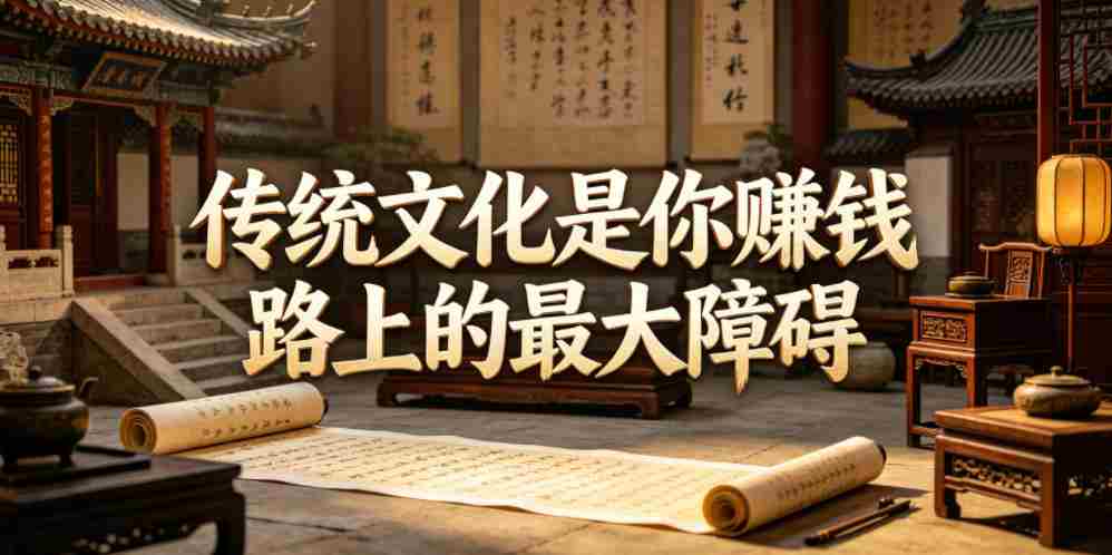 付费文章：传统文化是你賺钱路上的最大障碍-创业云网赚项目